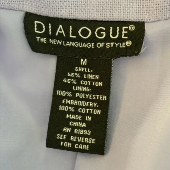 Jacket Dialogue woman’s size medium blazer - Picture 4 of 4